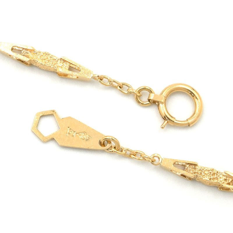 切子チェーンネックレス K18YG 切子ネックレスチェーン カットバーチェーンネックレス 金無垢 イエローゴールド 地金8.5g 中古 送料無料_画像4