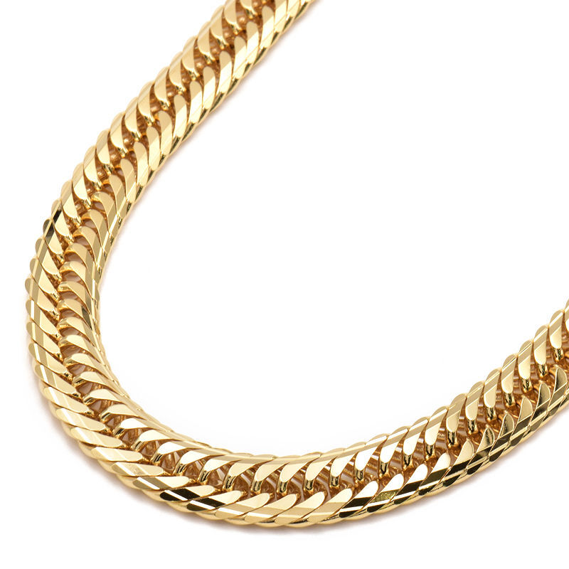 喜平ネックレス 14面トリプル 60cm 100.1g K18YG 造幣局検定刻印 K18 イエローゴールド キヘイネックレス 中古 送料無料_画像1