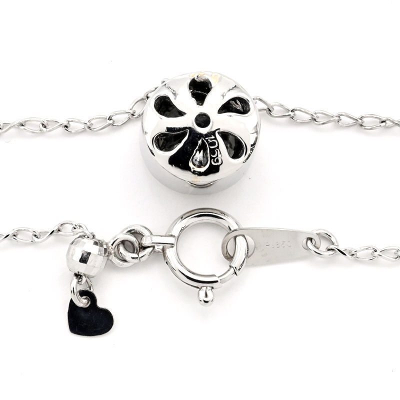 1.059ct天然ダイヤモンドネックレス Pt850 1粒ダイヤネックレス 1Pダイヤ ベゼルダイヤ 覆輪留め 45cm プラチナ 地金4.2g 中古 送料無料_画像3