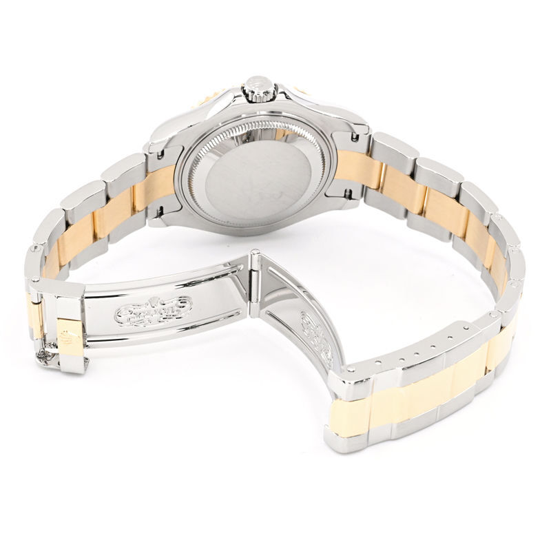 [3年保証] ロレックス ボーイズ ヨットマスター 168623 K18YG/SS カレンダー ホワイト コンビ 白文字盤 自動巻き 腕時計 中古 送料無料_画像2