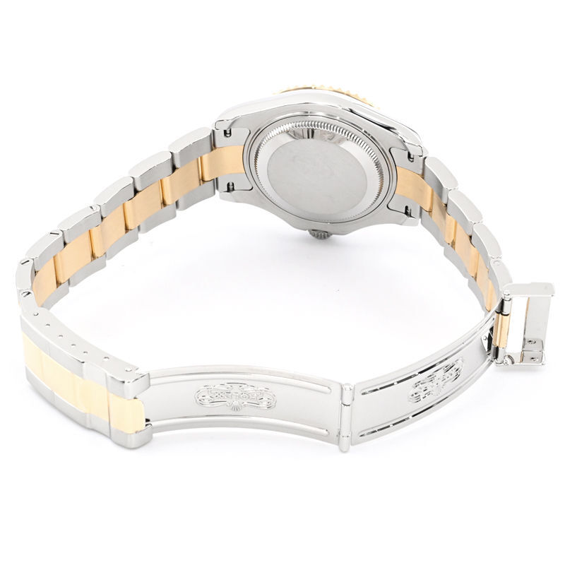 [3年保証] ロレックス ボーイズ ヨットマスター 168623 K18YG/SS カレンダー ホワイト コンビ 白文字盤 自動巻き 腕時計 中古 送料無料_画像3