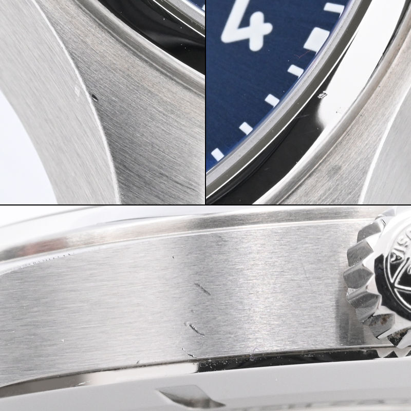 [3年保証] IWC メンズ パイロットウォッチ マークXX IW328203 箱保 カレンダー ブルー 青文字盤 革ベルト 自動巻き 腕時計 中古 送料無料_画像8