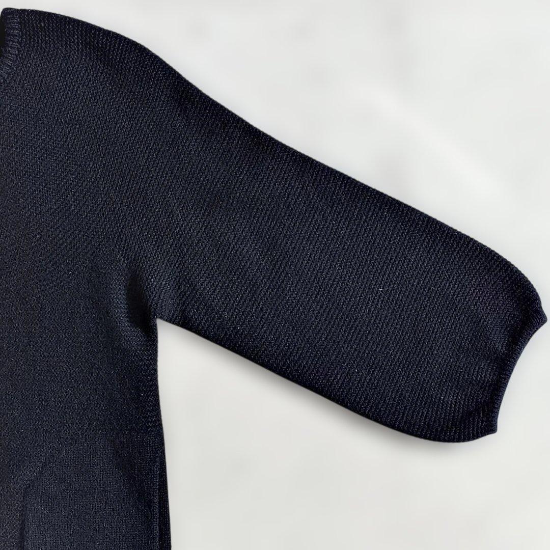 美品トゥモローランド BALLSEY カシミヤ混ニットワンピース ブラック アンゴラ セーター カシミア ウール 長袖 ボールジィ レディース_画像6