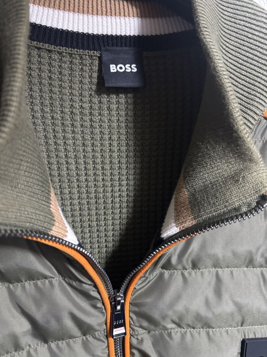 ヒューゴボス　中綿切り替えニットベスト　 X L_画像5