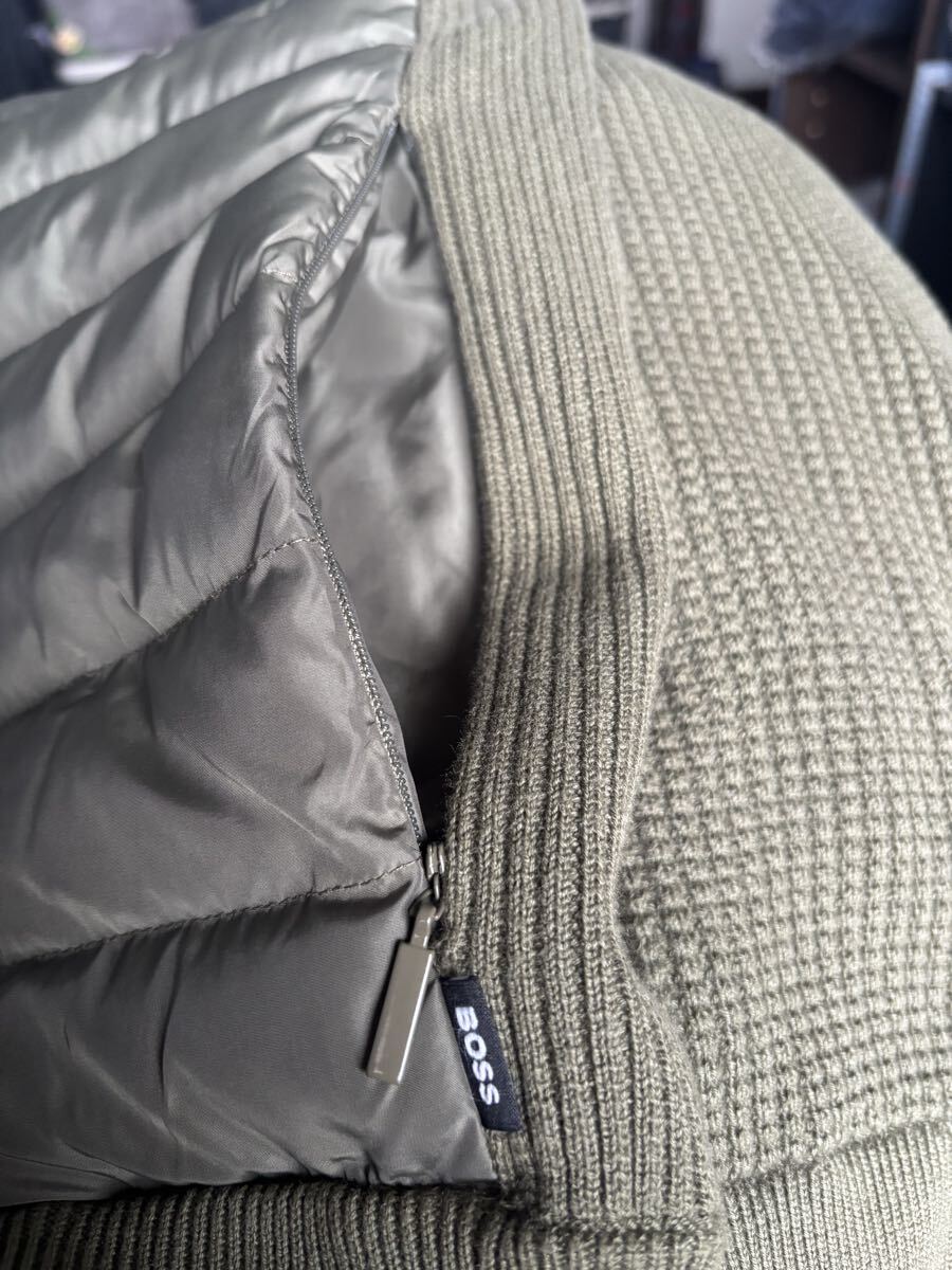 ヒューゴボス　中綿切り替えニットベスト　 X L_画像9