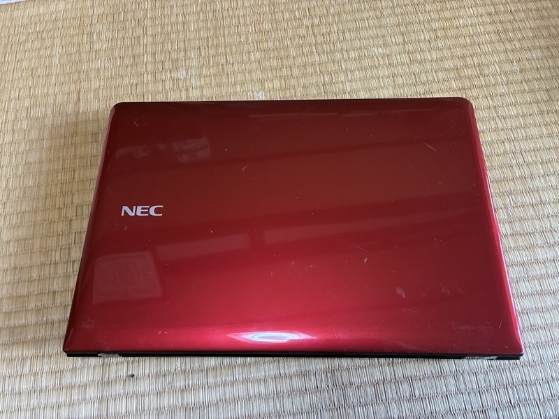 NEC LaVie S PC-LS350NSR（ルミナスレッド） ジャンク_画像1