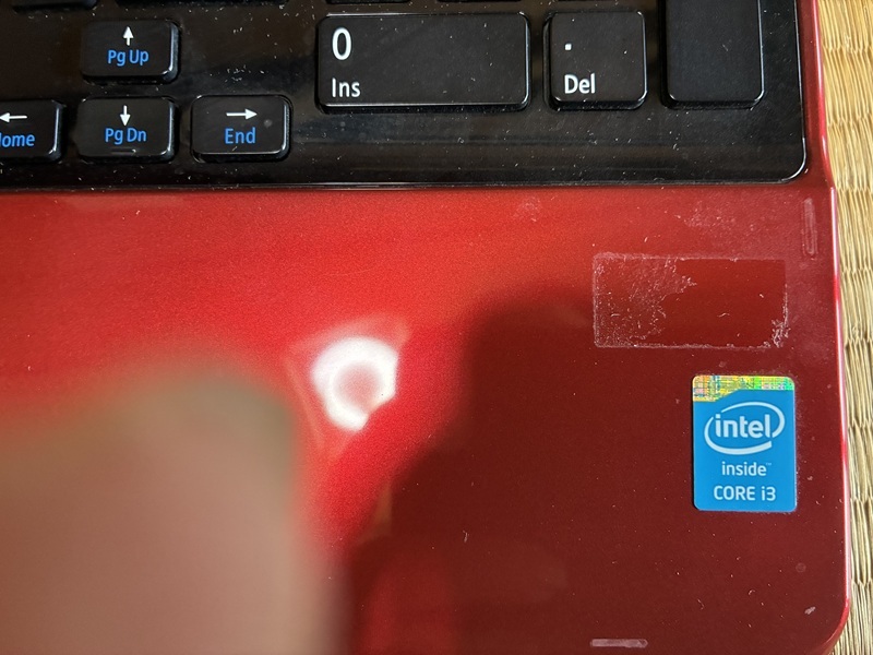 NEC LaVie S PC-LS350NSR（ルミナスレッド） ジャンク_画像5