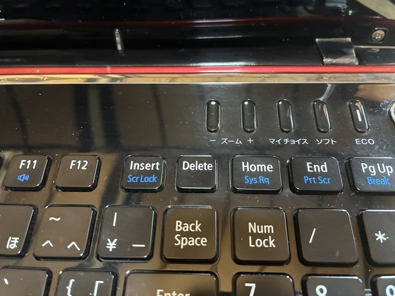 NEC LaVie S PC-LS350NSR（ルミナスレッド） ジャンク_画像7