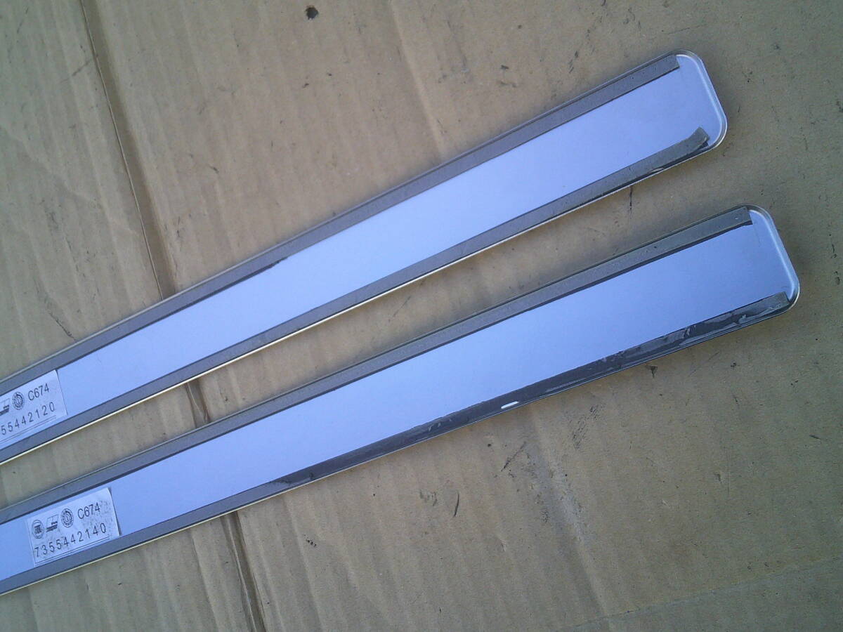 ★ フィアット500 バイ グッチ スカッフプレート 左右 ステップカバー by Gucci 7355442120 7355442140 ★ 312 FIAT 500 31209 31212 31214_画像8