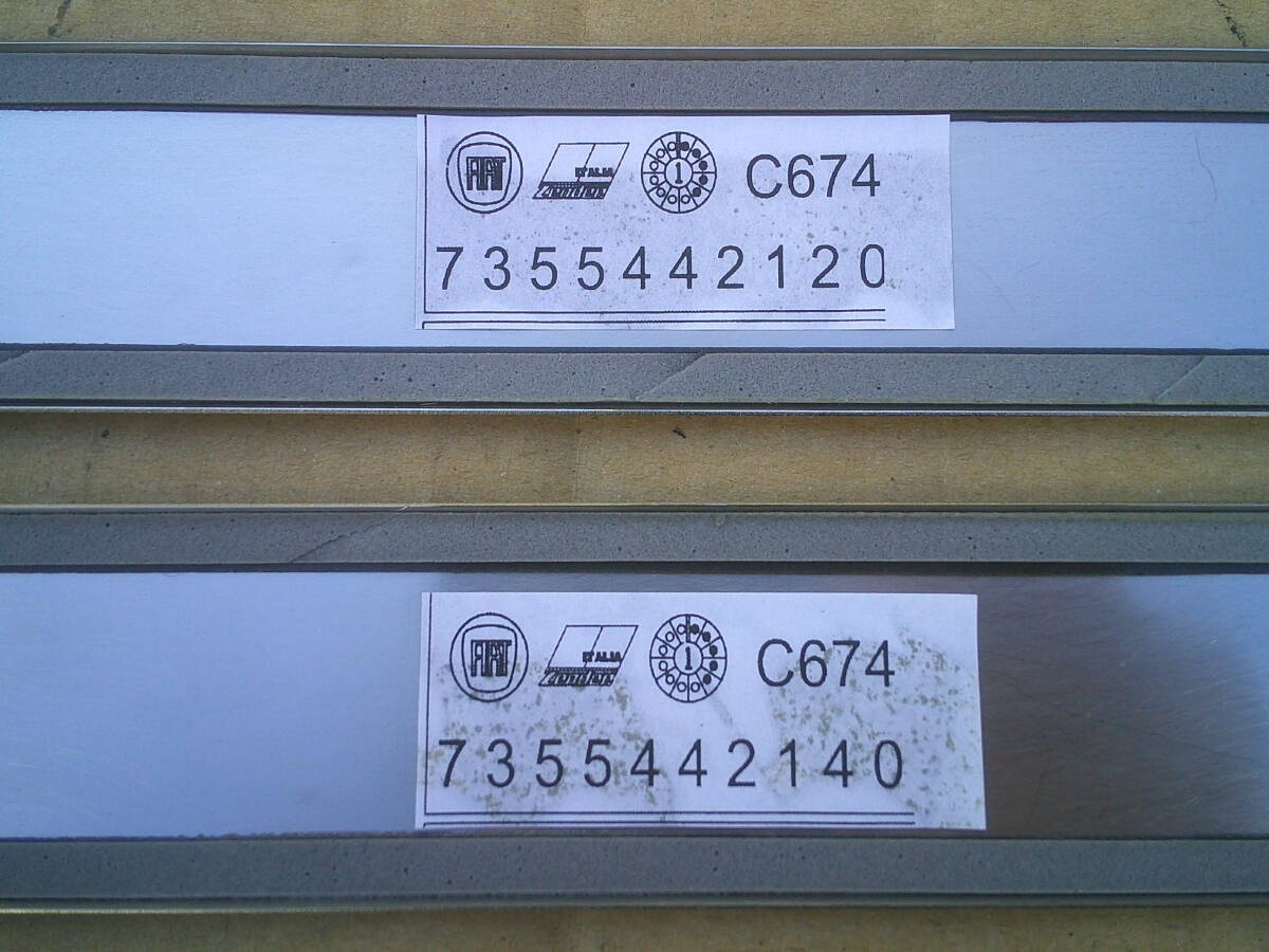 ★ フィアット500 バイ グッチ スカッフプレート 左右 ステップカバー by Gucci 7355442120 7355442140 ★ 312 FIAT 500 31209 31212 31214_画像9