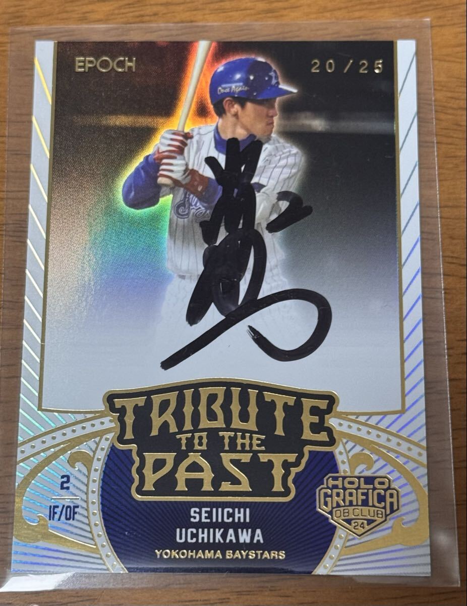 [25sili] внутри река . один TRIBUTE TO THE PAST EPOCH2024 OB CLUB HOLO GRAFICA Yokohama DeNA Bay Star z автограф автограф NPB