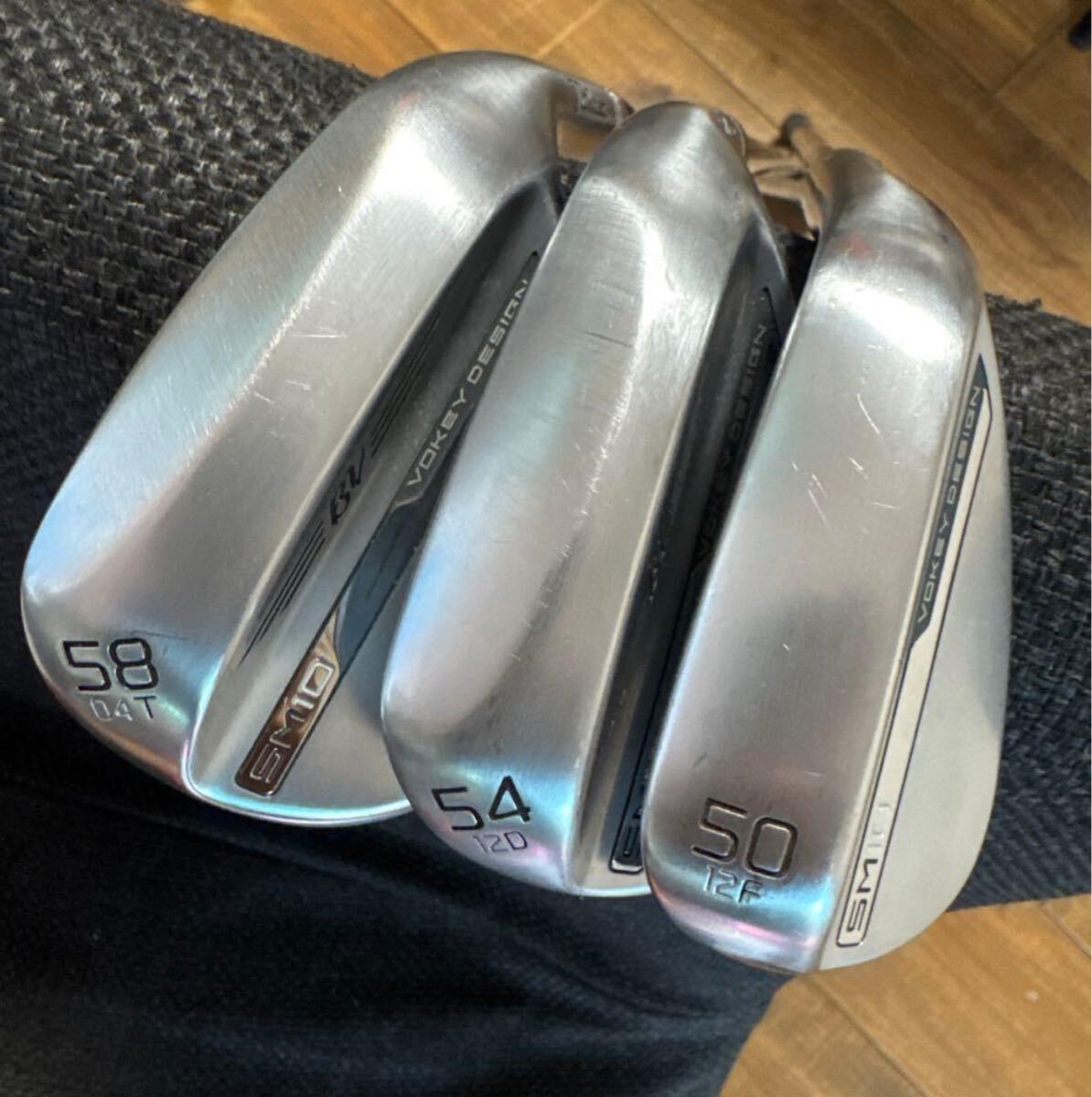 美品　タイトリスト ボーケイウェッジ SM10 50度　54度　58度　3本　WEDGE 送料無料　_画像3