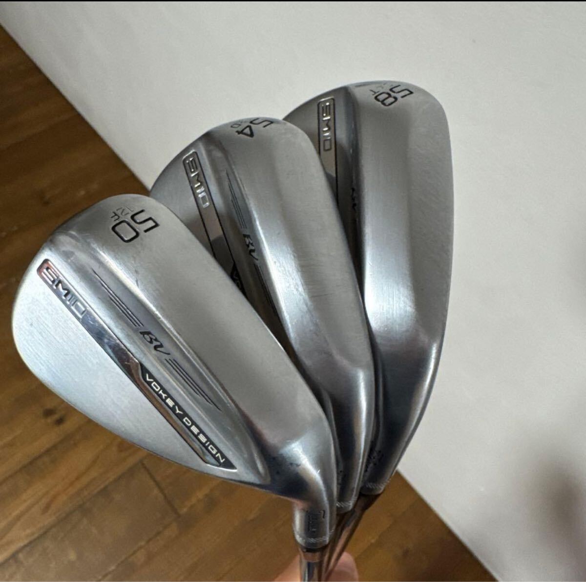 美品　タイトリスト ボーケイウェッジ SM10 50度　54度　58度　3本　WEDGE 送料無料　_画像2