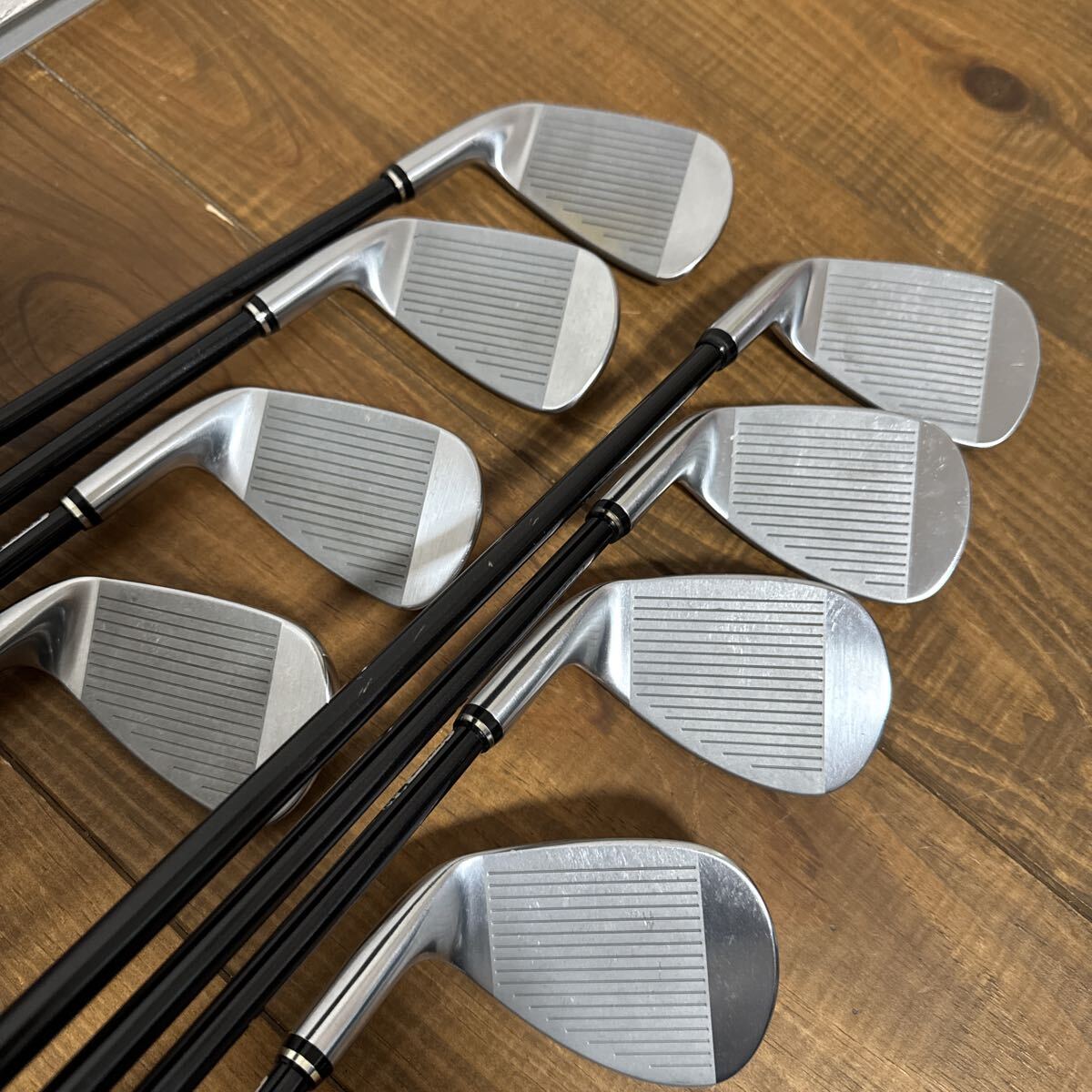 ゼクシオ　フォージド アイアン　MX3000 フレックスR 5〜p AW SW 8本セット　　カーボンシャフト　送料無料　_画像5
