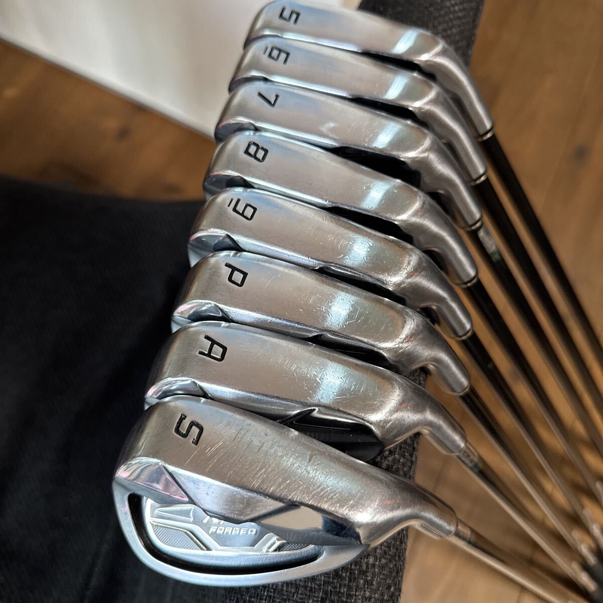 ゼクシオ　フォージド アイアン　MX3000 フレックスR 5〜p AW SW 8本セット　　カーボンシャフト　送料無料　_画像7