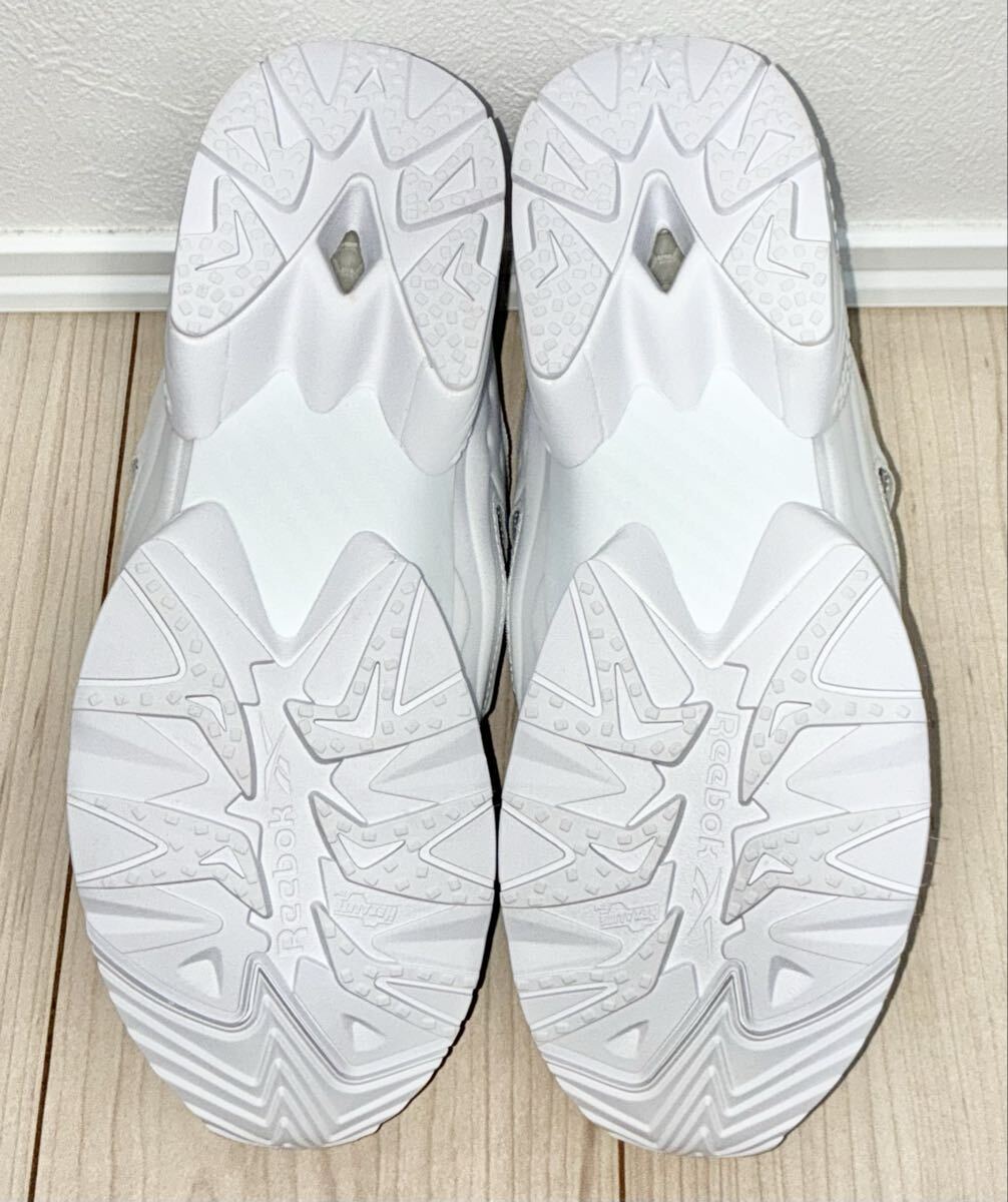 良品 REEBOK INSTA PUMP FURY 95 GX9432 US8 26cm 26.0cm リーボック インスタ ポンプフューリー ホワイト グレー 白 灰 instapump og_画像6