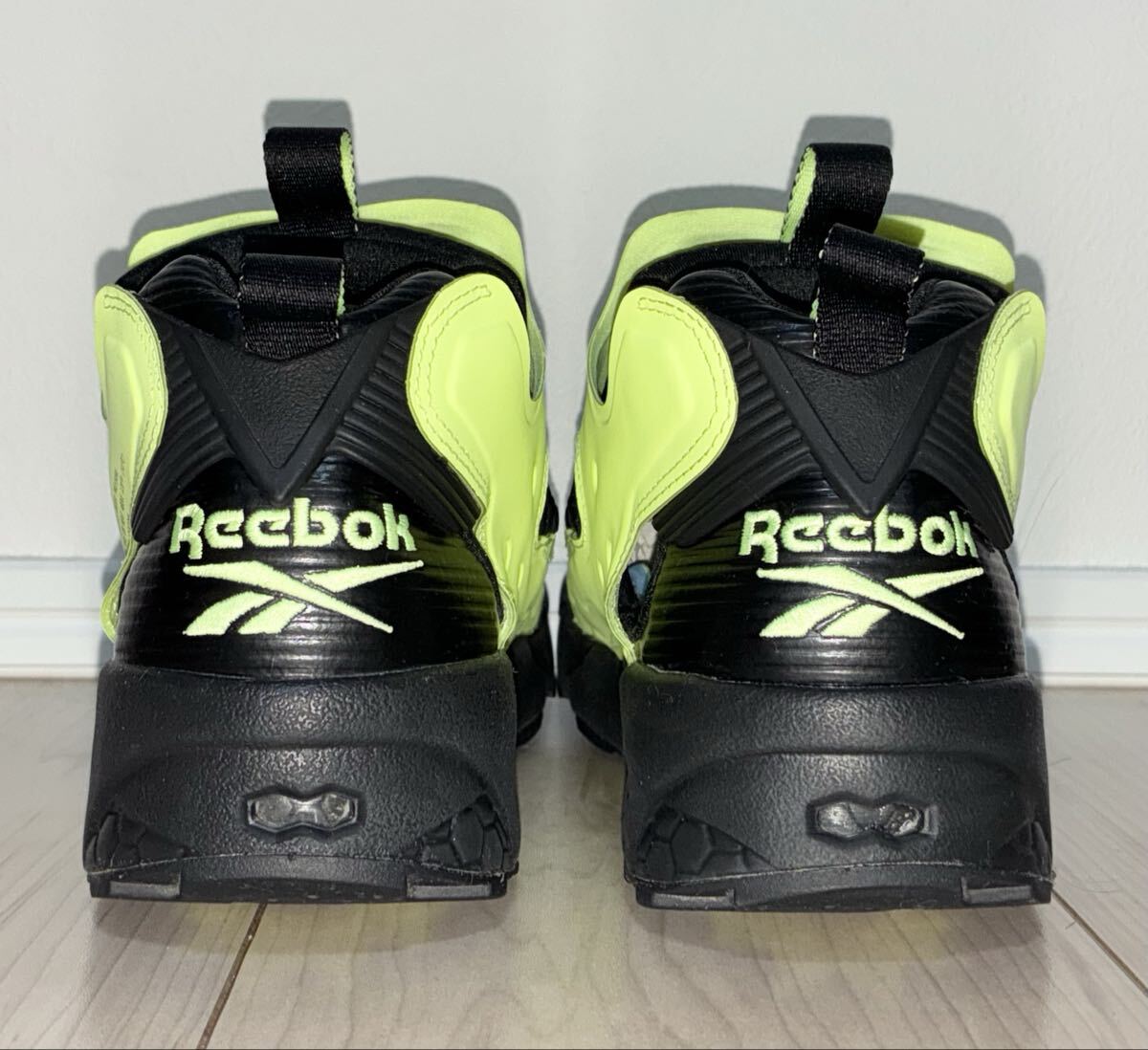 良品 REEBOK INSTA PUMP FURY OG NM FV1578 US7 25cm 25.0cm リーボック インスタ ポンプフューリー ブラック イエロー 黒 黄 instapump_画像4