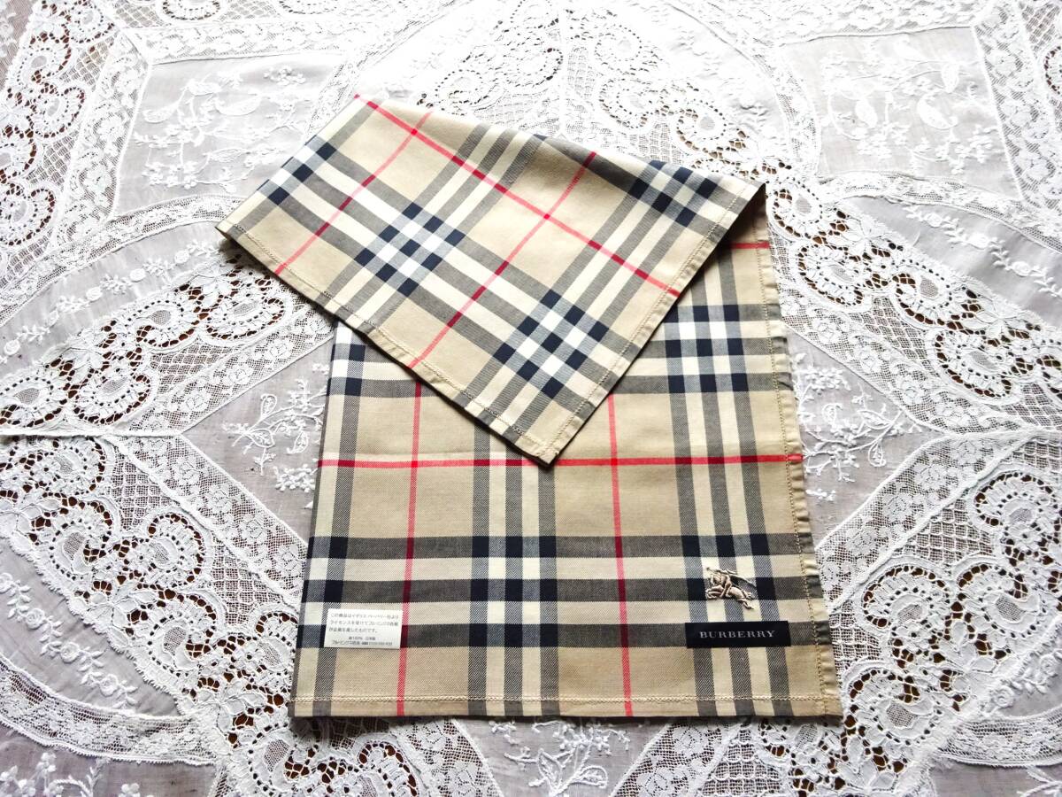 ☆バーバリー BURBERRY ＊ハンカチ＊2枚セット 26【新品未使用】_画像2