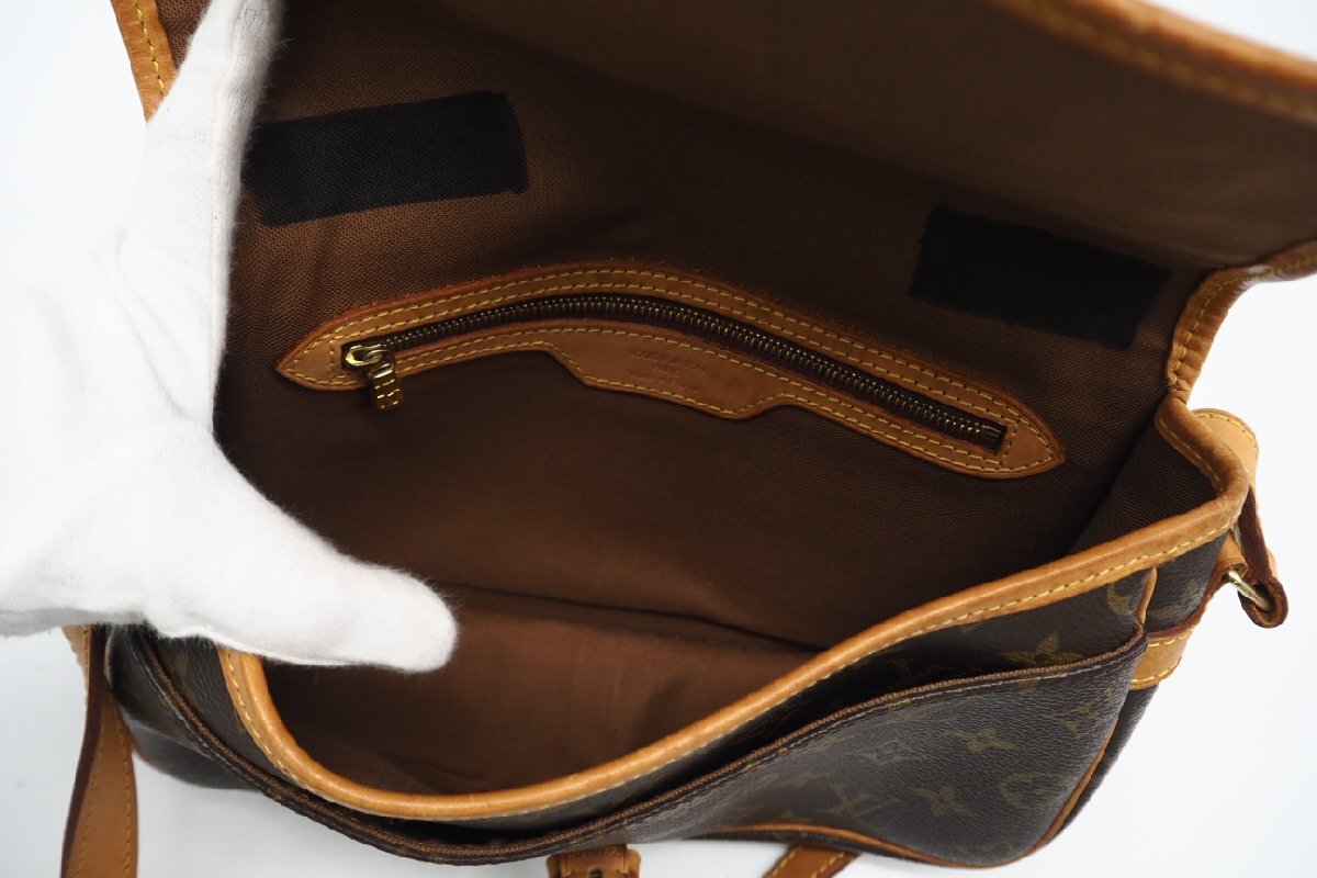 ★３日以内返品可★ LOUIS VUITTON ルイ ヴィトン M42250 モノグラム ソローニュ ブラウン バッグ_画像8