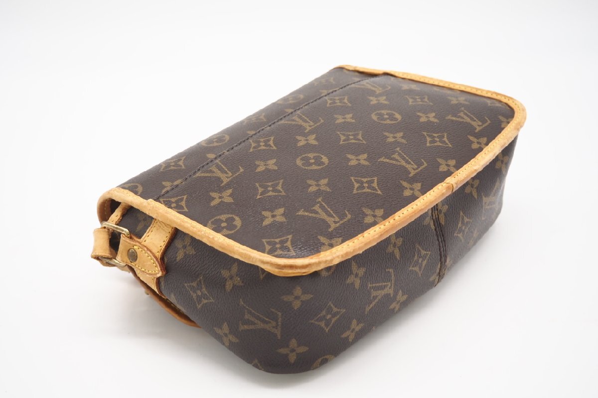 ★３日以内返品可★ LOUIS VUITTON ルイ ヴィトン M42250 モノグラム ソローニュ ブラウン バッグ_画像3
