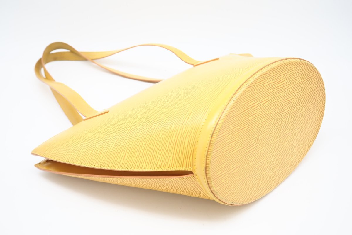 ★３日以内返品可★ LOUIS VUITTON ルイ ヴィトン M52269 エピ サンジャック ショッピング タッシリイエロー ハンドバッグ_画像3