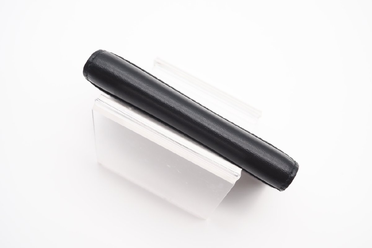 *3 дней в течение возможен возврат товара * PRADA Prada 2MC122safia-no кожа Logo plate черный складывающийся пополам футляр для карточек 