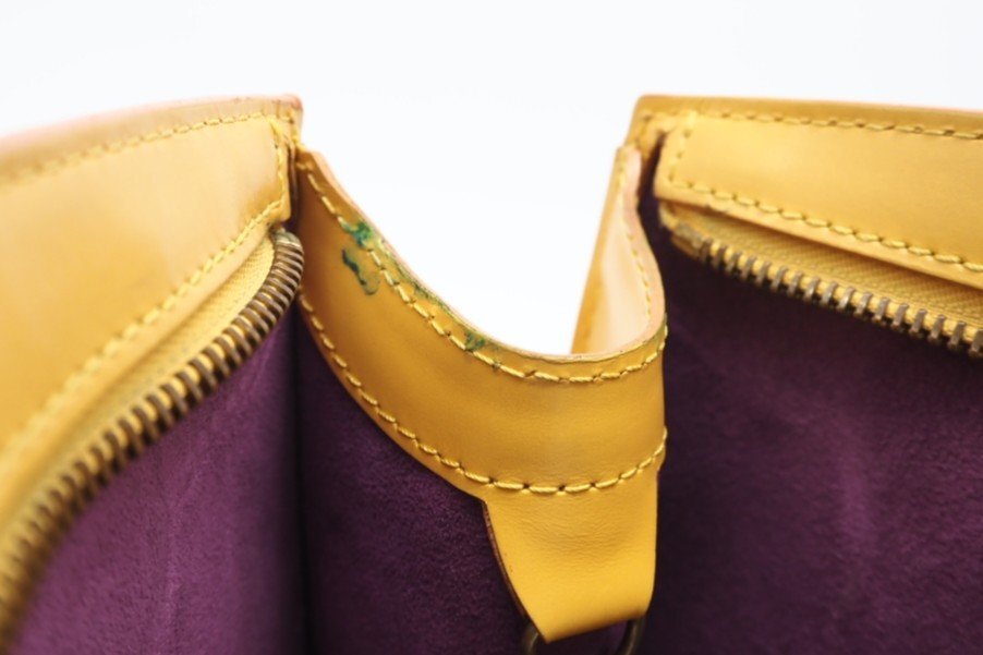 ★３日以内返品可★ LOUIS VUITTON ルイ ヴィトン M52269 エピ サンジャック ショッピング タッシリイエロー ハンドバッグ_画像9