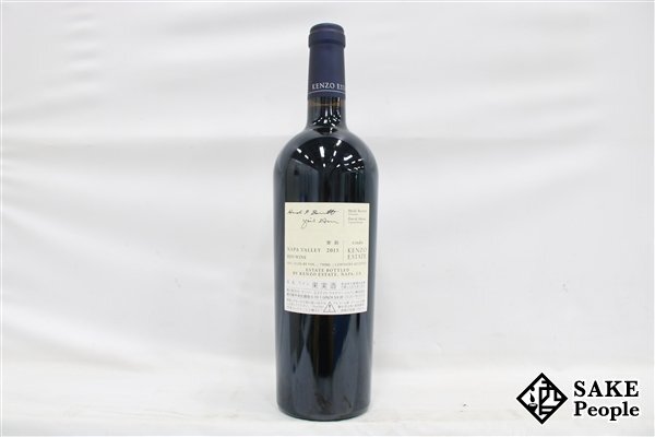 ■注目! ケンゾー エステイト 紫鈴 rindo 2015 750ml 15.2％ アメリカ 赤_画像5