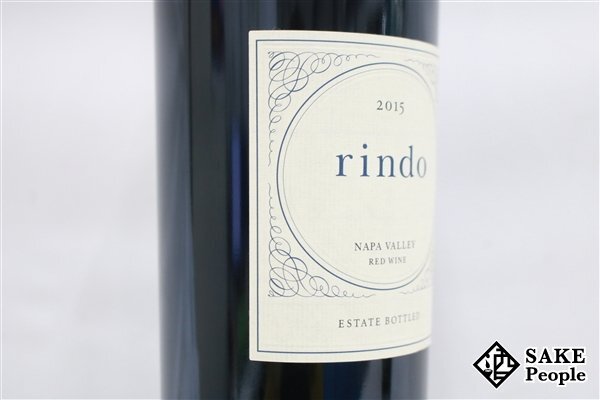 ■注目! ケンゾー エステイト 紫鈴 rindo 2015 750ml 15.2％ アメリカ 赤_画像3