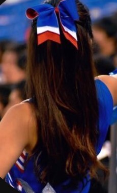 激レア 稀少 keioロゴ 大学チアリーディング部 ユニフォーム用 チアリボン 指定品? 応援団 チアダンス_画像5