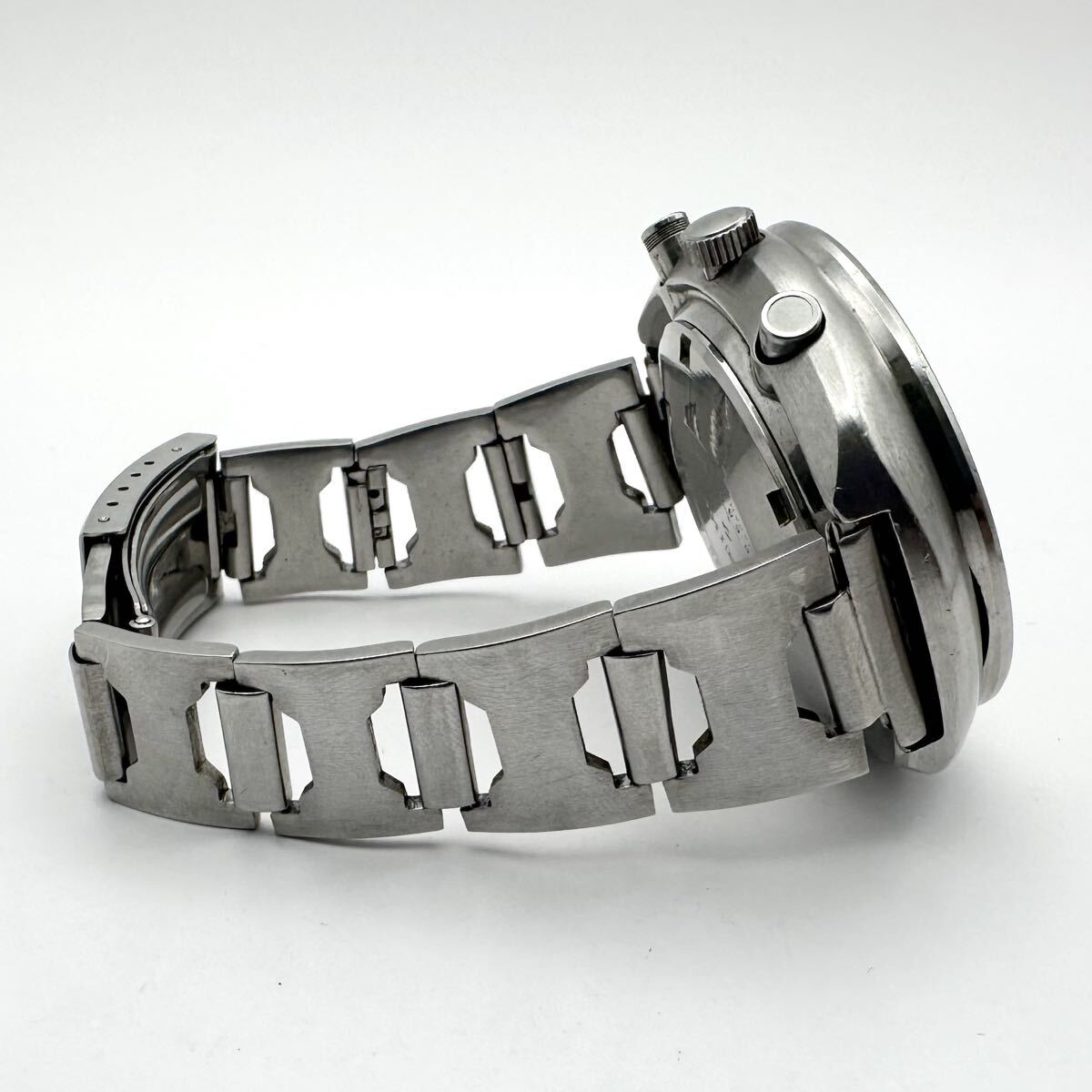 t718 セイコー SEIKO 6138-0010 ファイブスポーツ スピードタイマー メンズ 腕時計 自動巻き AT デイデイト クロノグラフ_画像5