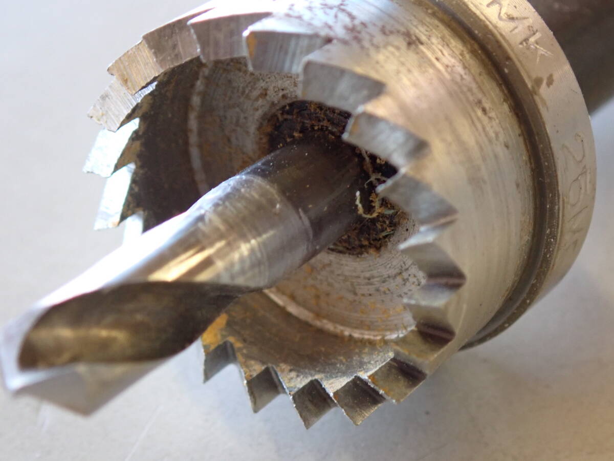 ●全国送料込み●　大見工業 スーパーホールカッター E型 25mm ホールソー 穴あけ 工具 パーツ ドリル SUPER HOLE CUTTER 中古_画像7