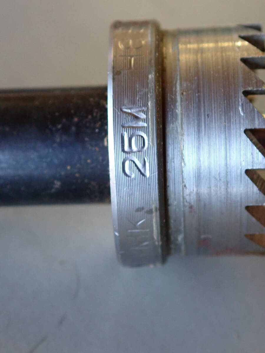 ●全国送料込み●　大見工業 スーパーホールカッター E型 25mm ホールソー 穴あけ 工具 パーツ ドリル SUPER HOLE CUTTER 中古_画像2