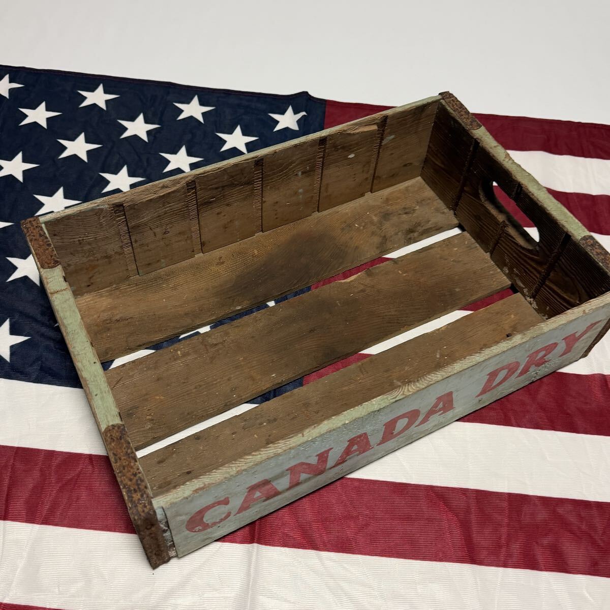  Canada dry дерево коробка Vintage canada dry интерьер Junk gran ji