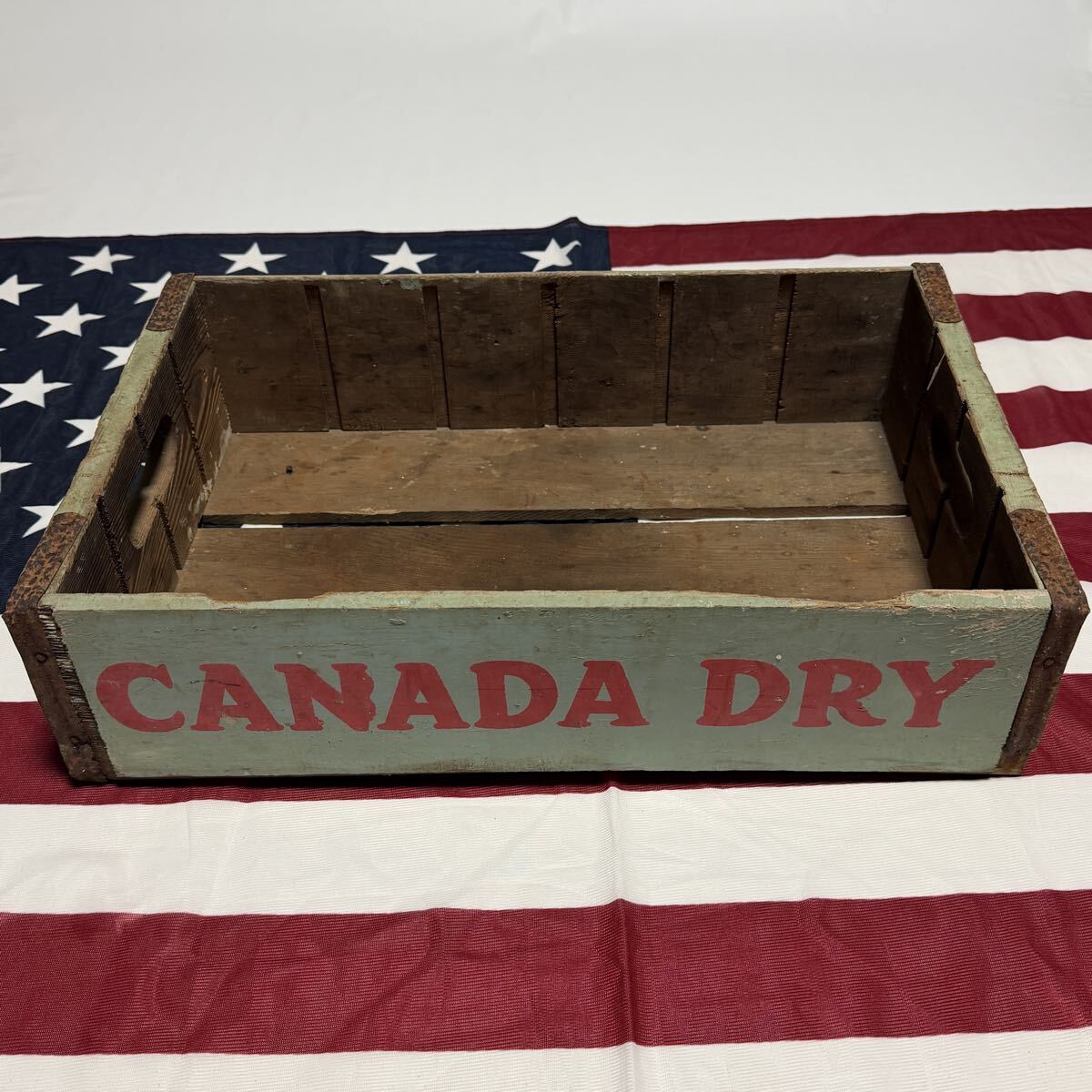  Canada dry дерево коробка Vintage canada dry интерьер Junk gran ji