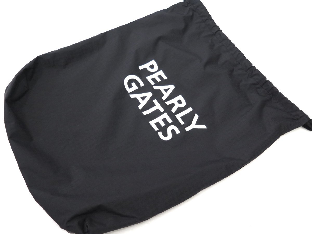 G751● PEARLY GATES パーリーゲイツ ●新品 【 CRAFTEVO 】 ストレッチ　メンズ レイン ジャケット＆パンツ　ブラック/M&L　定価68200円_画像10