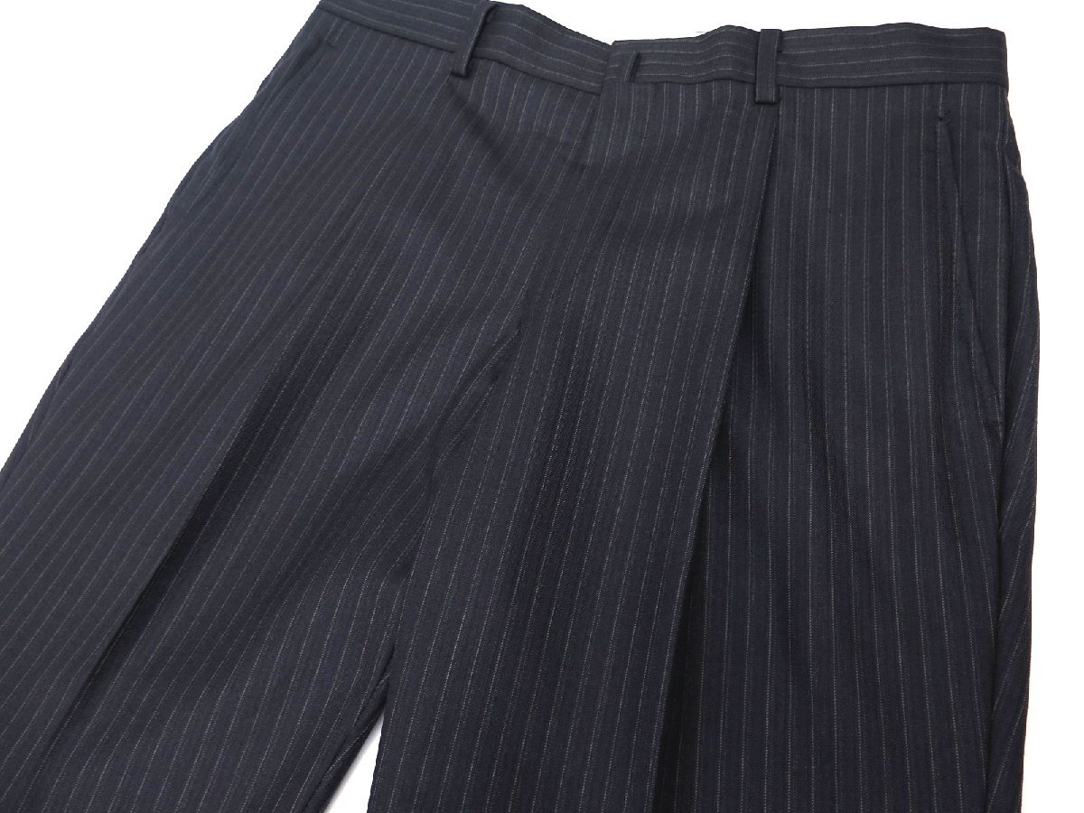 9815●D'URBAN ダーバン●新品　日本製 【総裏】 ピンストライプ柄 ウールスーツ　ネイビー/A4　定価107800円_画像8