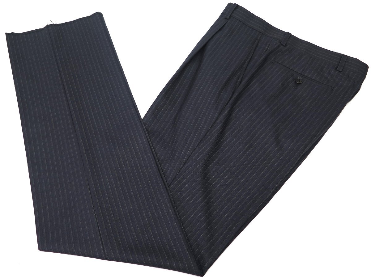 9815●D'URBAN ダーバン●新品　日本製 【総裏】 ピンストライプ柄 ウールスーツ　ネイビー/A4　定価107800円_画像7