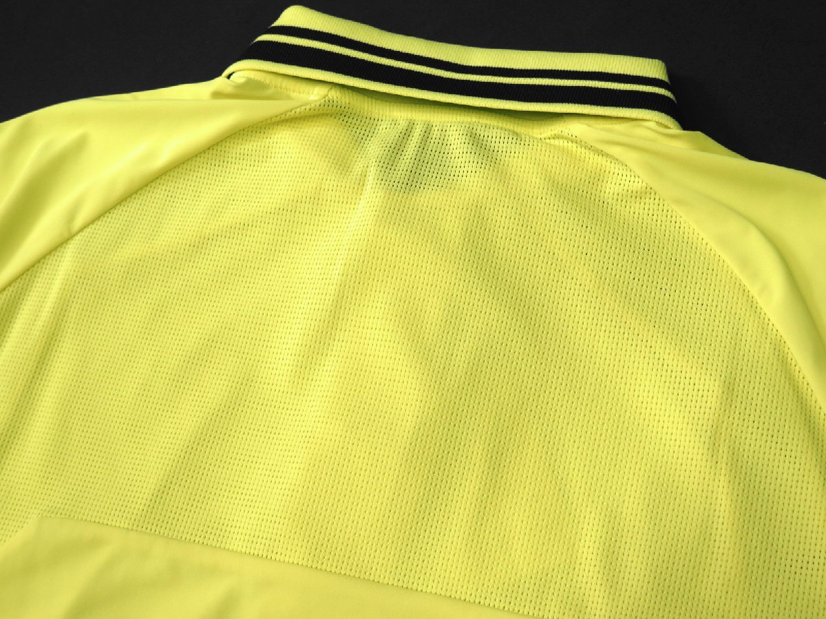 G716● PGG ピージージ (パーリーゲイツ) ●新品　パンチング　ストレッチ ポロシャツ　イエロー/M　定価17600円_画像8