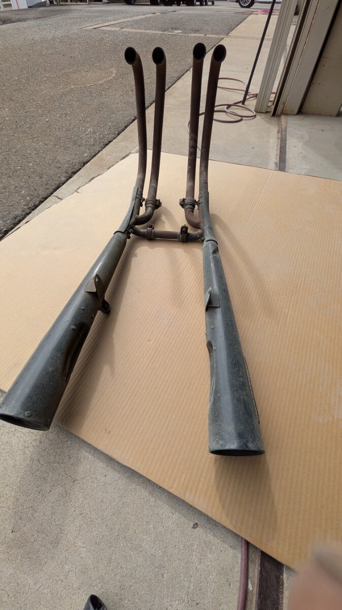 KAWASAKI カワサキ Z400GP KZ400M 純正マフラーレストア Z KZ GP GPz FX 400 550 昭和 レトロ 旧車 当時物_画像4