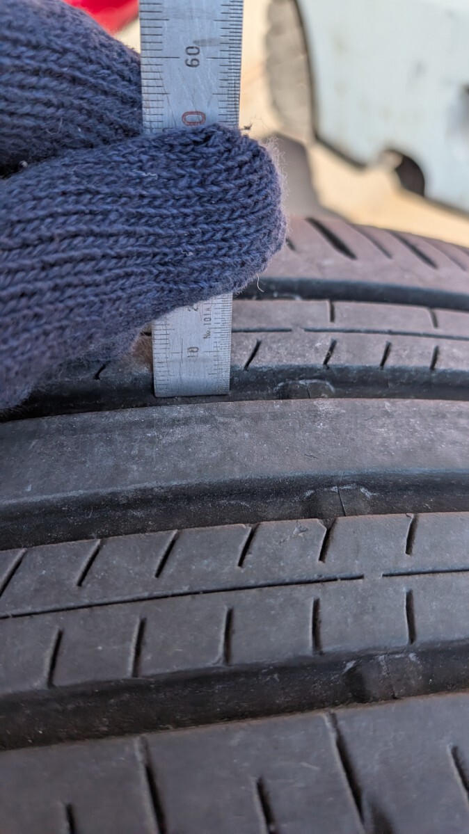 ダンロップ215/50R18 バリ山 トヨタ純正 ヤリスクロス Zグレード ホイール　　 　_画像2