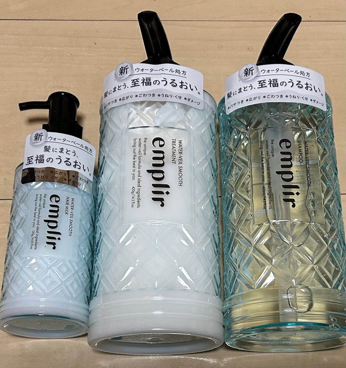 emplir усилитель катушка вода вуаль гладкий шампунь уход волосы молоко 