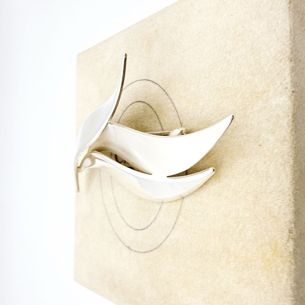 2937 [ сохранение с коробкой серебряный 925] Dior брошь CD редкий аксессуары Dior серебряный 