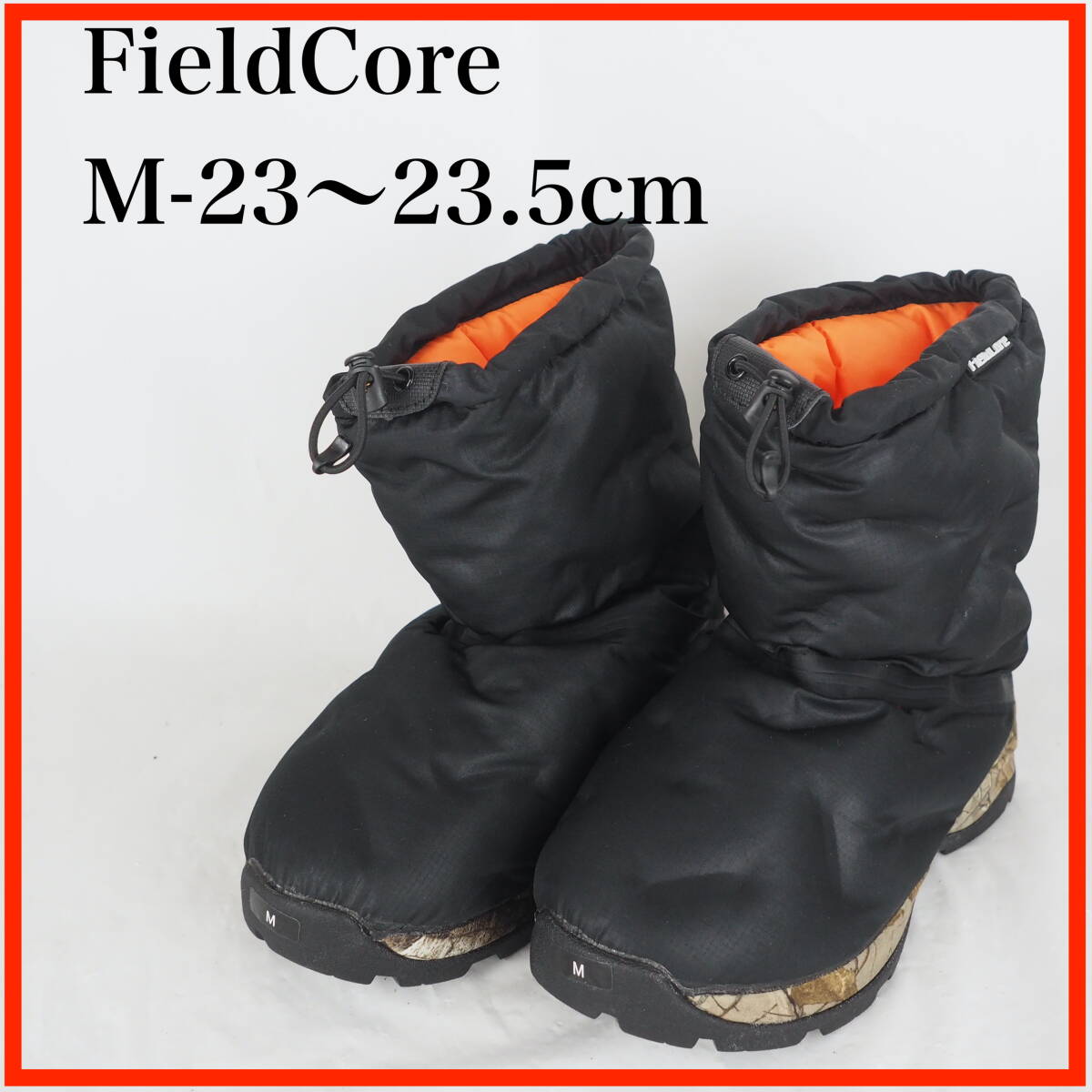 GB1082*美品*FieldCore*フィールドコア*ブーツ*M-23〜23.5cm*黒_画像1