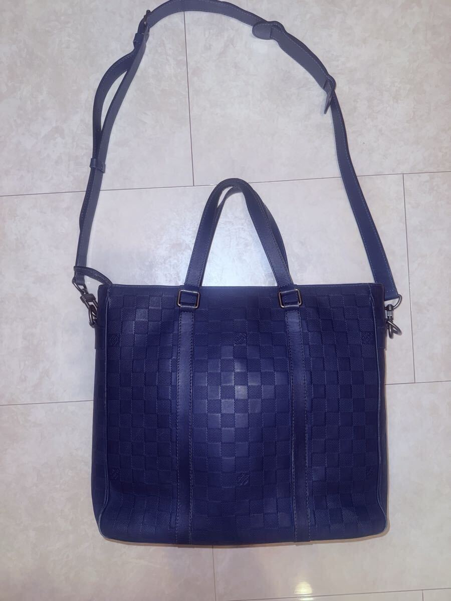 ルイヴィトン Louis Vuitton ダミエアンフィニ タダオPM N41352 バッグ トートバッグ ショルダーバッグ_画像1