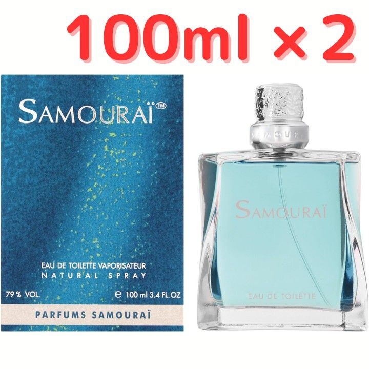 [ новый товар нераспечатанный * внутренний стандартный товар ]SAMOURAI Samurai EDT SP 100ml 2 шт 