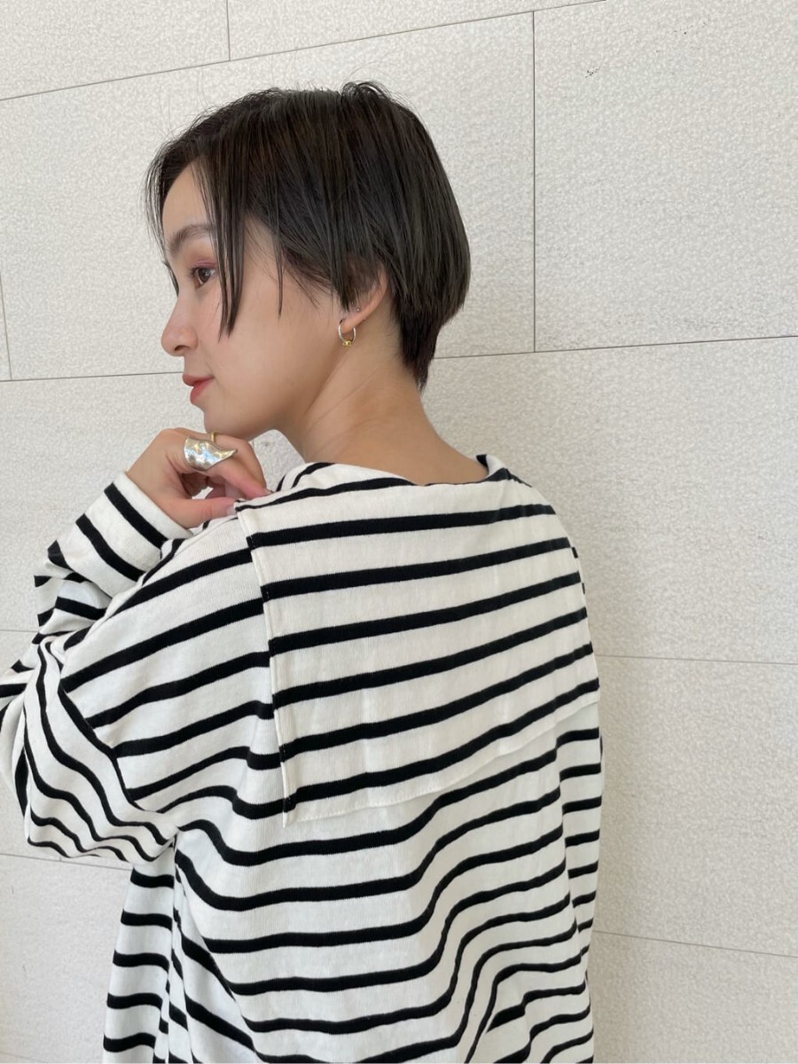 秋冬物★美品★JOURNALSTANDARD ボーダーレースアッププルオーバー 定価8,250円 黒×白 ジャーナルスタンダード セーラーカラー カジュアル_画像5