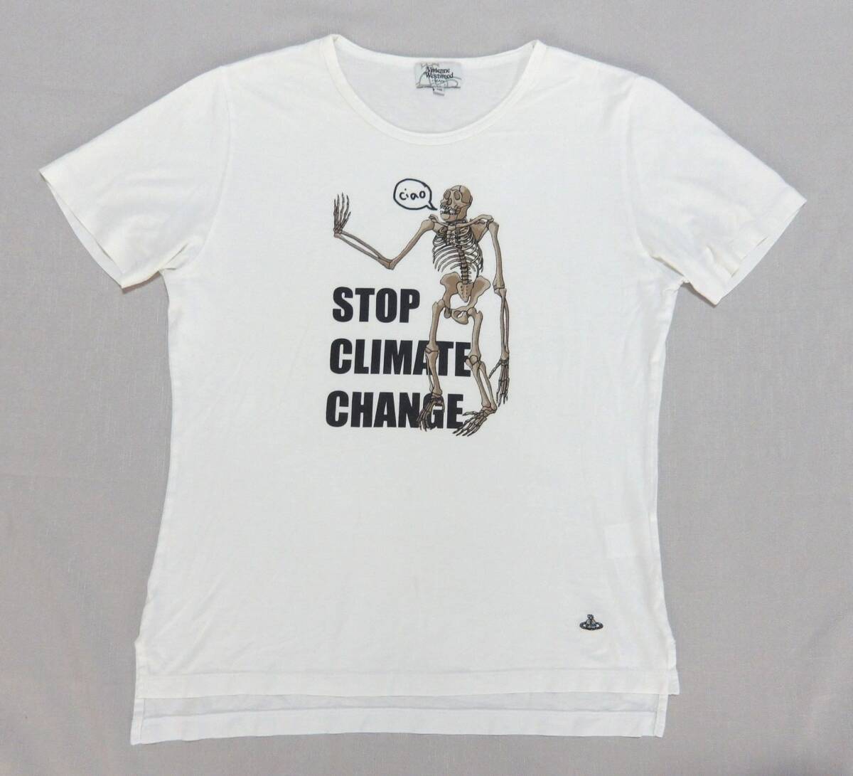 Vivienne Westwood MAN プリント スカルTシャツ ホワイト(46) ヴィヴィアンウエストウッドマン_画像1