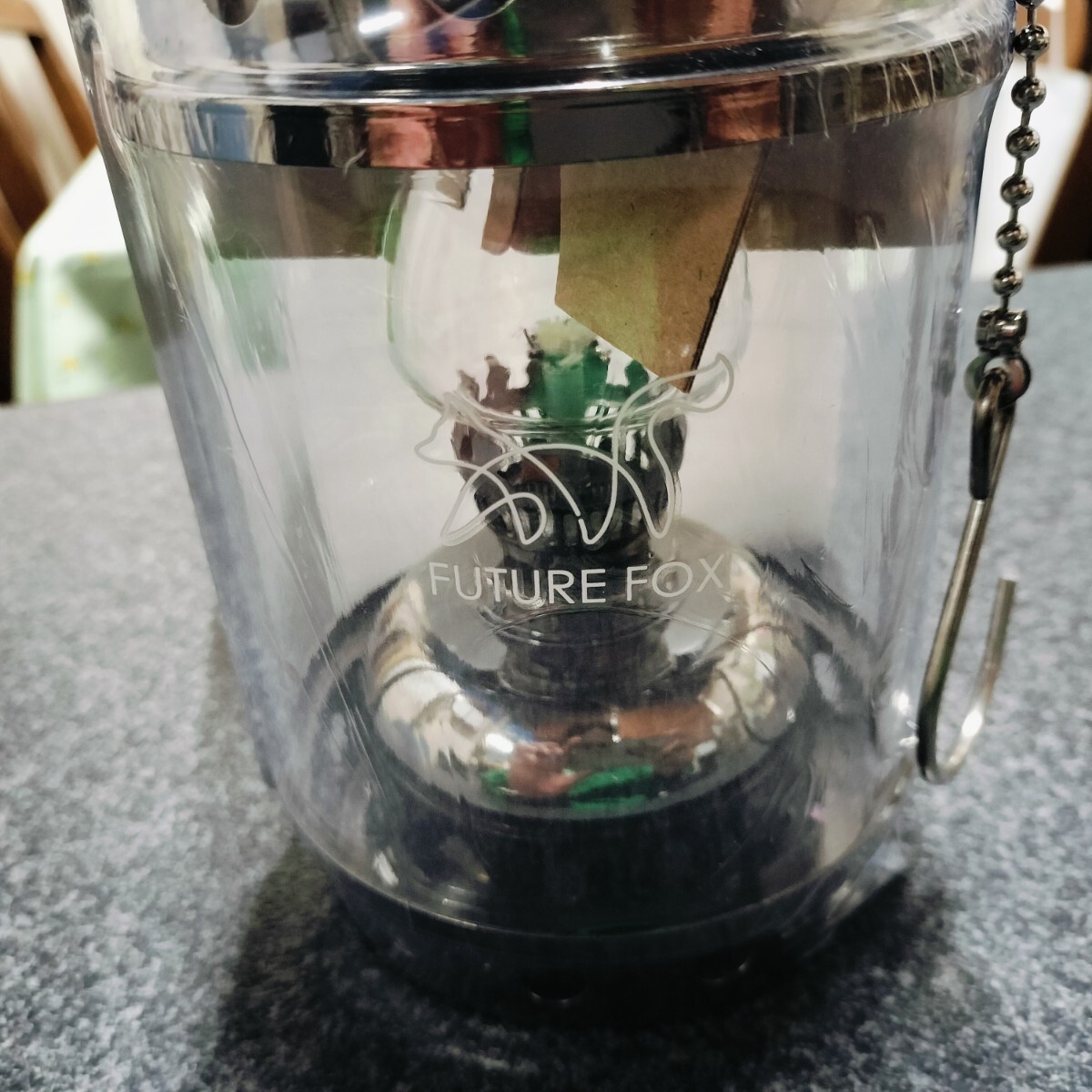 フューチャーフォックス オイルランタンAntique 未使用 ガンメタ キャンドルランタン風 FUTURE FOX_画像2