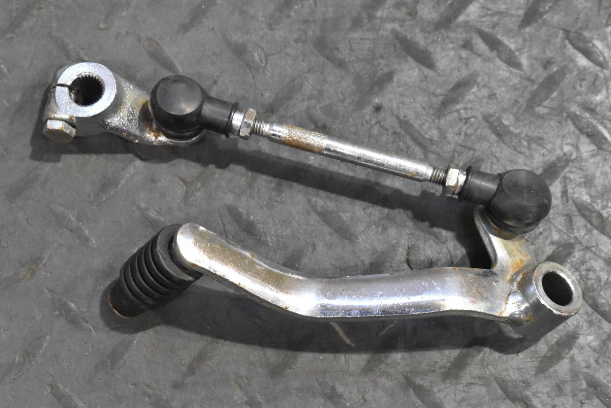 Y0101 当時物 純正 XJ400 チェンジペダル 0016 検) XJ400E XJ400D 4G0 4V7 XJ550_画像4